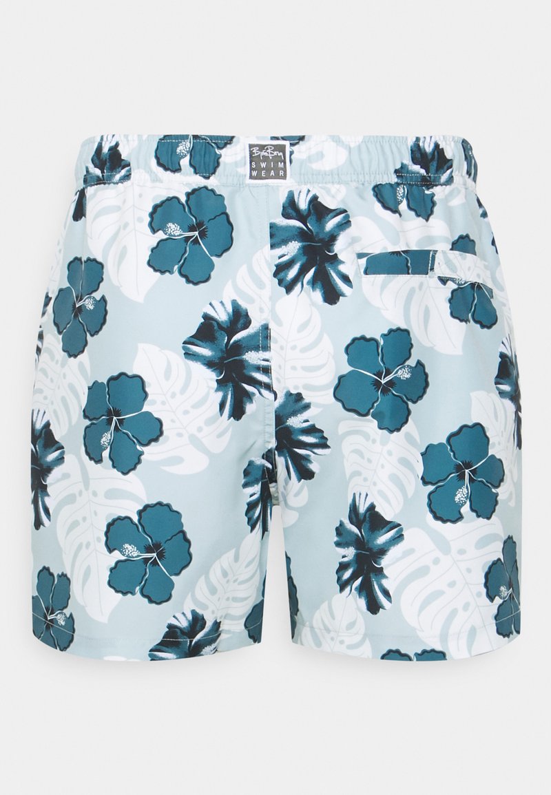 Herren Badehosen | Björn Borg PRINT SWIM Badeshorts white/blue/weiß - GW32121 Herren Badehosen | Björn Borg PRINT SWIM Badeshorts white/blue/weiß - GW32121