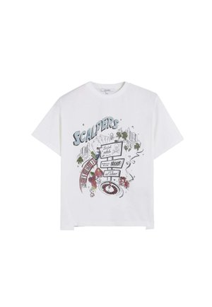 LUCKY  - Camiseta estampada - off white