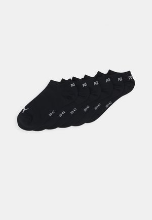 SNEAKER PLAIN ECOM 6 PACK UNISEX - Sportsokken - black