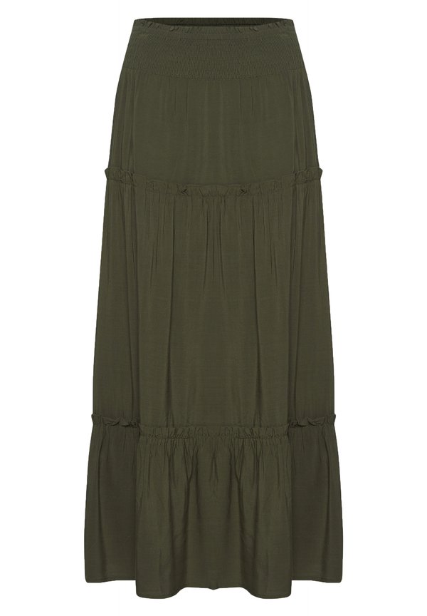 FRSUNNY - A-line skirt - olive night4