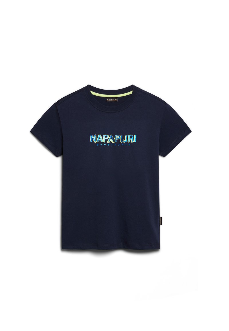 Napapijri T-shirt print blauw