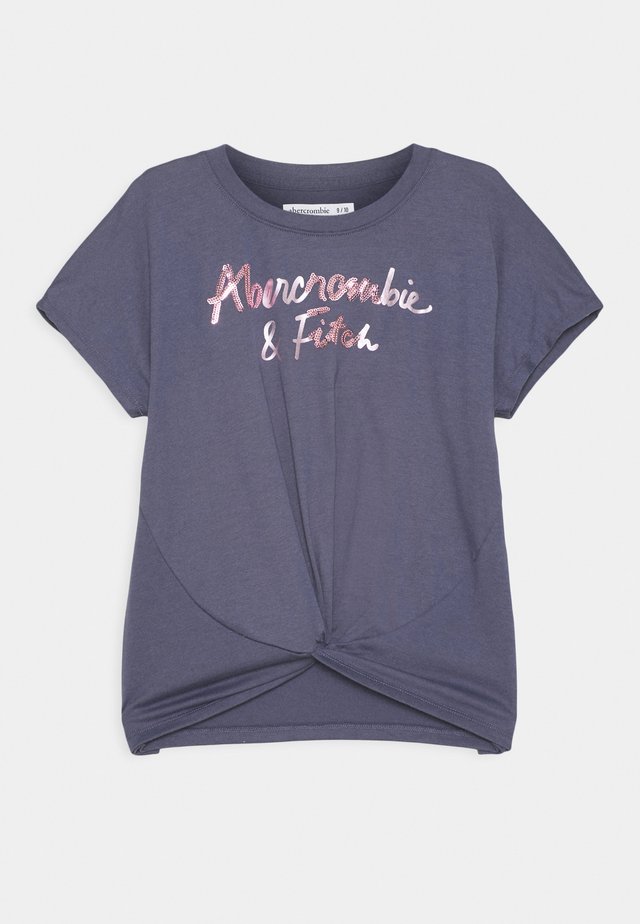 SHINE TWIST FRONT - T-Shirt print - blue