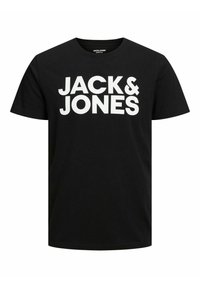 ECORP LOGO SS O-NECK NOOS - T-shirts basic - black