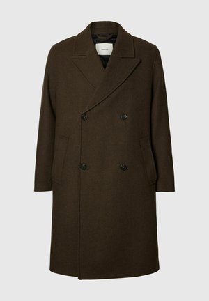 Selected, SLMSERGIO MANTECO COAT - Manteau court - peat