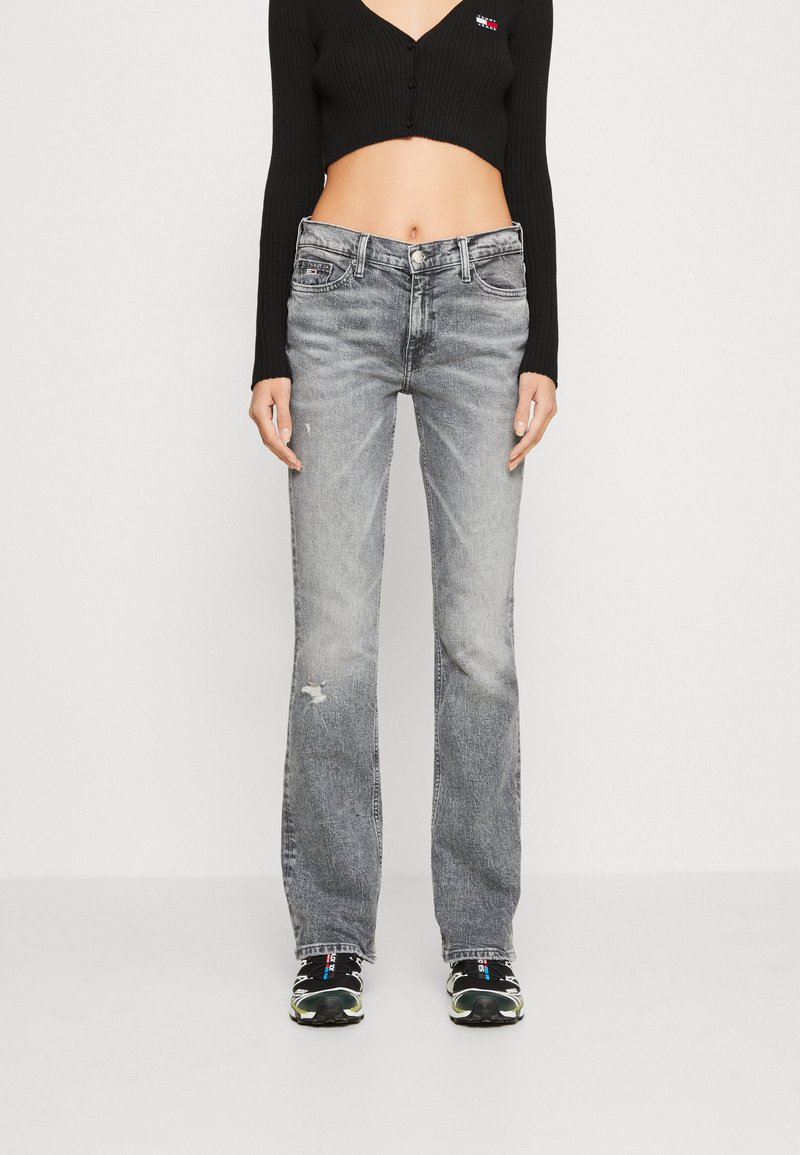 Tommy Jeans MADDIE Jean bootcut denim black/denim noir ZALANDO.CH