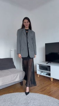 2nd Day HARRY CLASSIC TAILORING - Rövid kabát - dark grey melange