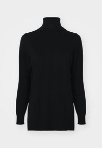 ONLIBI LONG SLIT ROLLNECK - Maglione - black