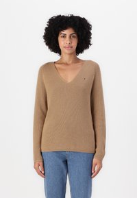 Tommy Hilfiger Džemperis - safari canvas