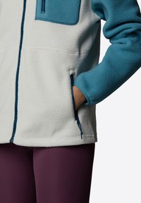 The North Face YUMIORI FULL ZIP - Polárdzseki - white dune algae blue m