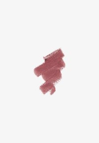 Échantillon de couleur à lèvres mate dans une teinte mauve douce, affichant une finition légèrement texturée avec des lignes de coup de pinceau rugueuses.