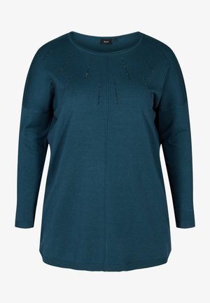 WITH RHINESTONES - Jumper - reflecting pond