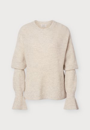 DESIGNERS REMIX, CARMEN DRAPE - Пуловер - oatmeal