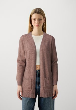 ONLY OPEN NOOS - Strickjacke - rose brown melange