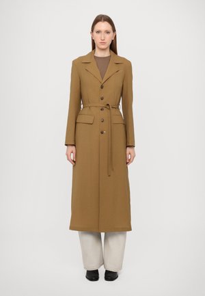 COAT - Trench - tobacco