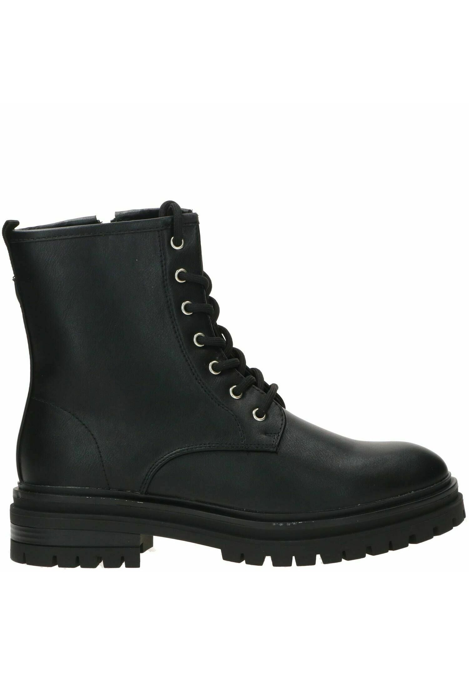 PS POELMAN 2831H61 - OVG - Veterboots - black/gemêleerd zwart - Zalando.nl