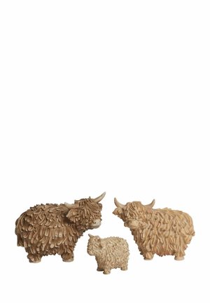 Next, HAMISH THE HIGHLAND COW SET - Decoration - brown