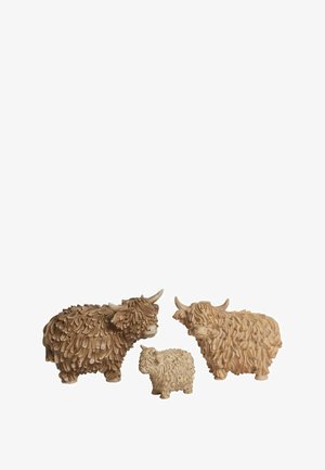 Next, HAMISH THE HIGHLAND COW SET - Decoration - brown