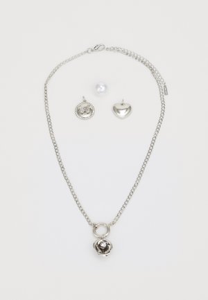 DOLISA SET - Smykke - silver-coloured/clear multi