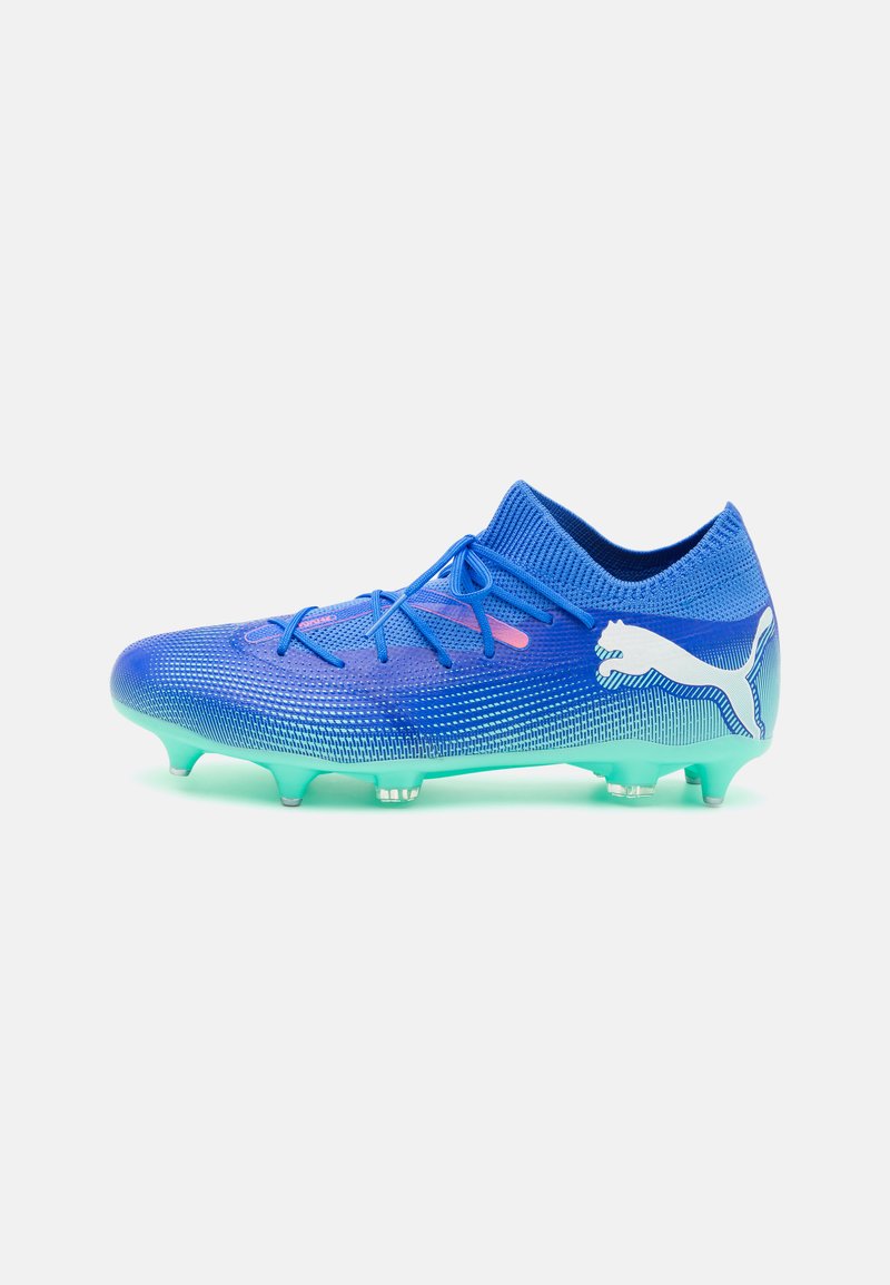 Puma - FUTURE 7 MATCH MXSG - Screw-in stud football boots - bluemazing/white/electric peppermint, Enlarge
