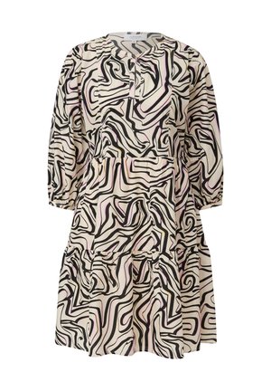 comma casual identity Day dress - beige pink schwarz