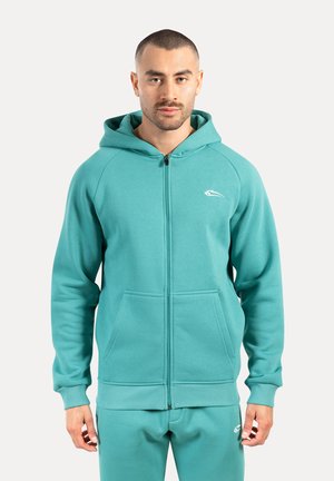 HOODIE YASIN - Sweater met rits - petrol