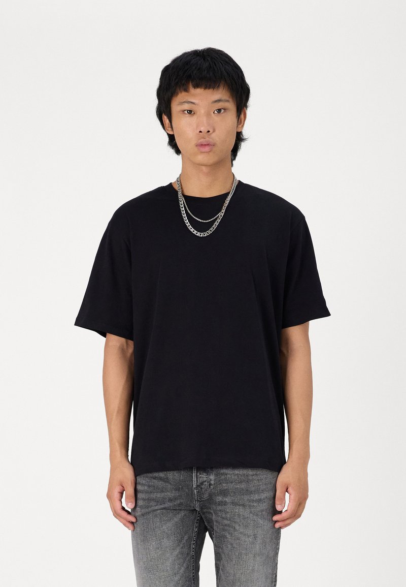 Jack & Jones JORUNCHARTERED OVERSIZED TEE UNISEX - T-shirts med print - black