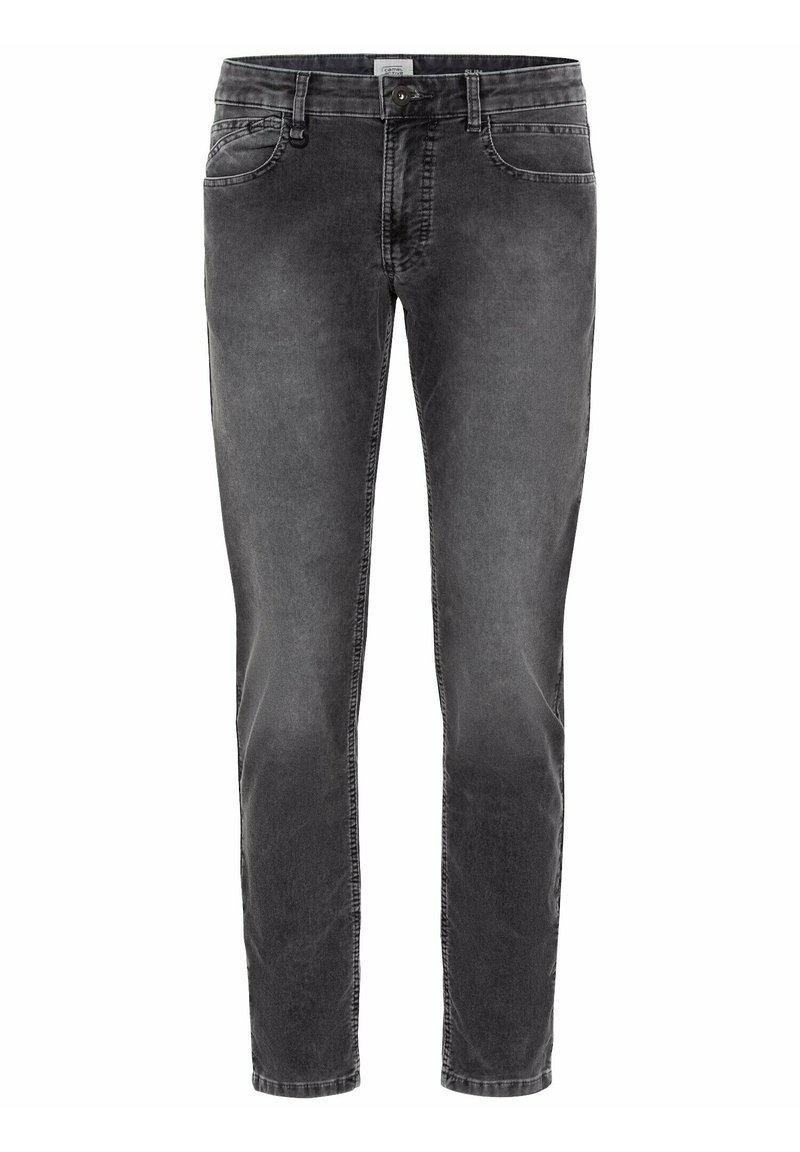 camel active Slim fit jeans donkergrijs