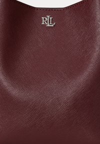 Lauren Ralph Lauren CROSSHATCH SMALL REESE BUCKET BAG - Borsa a mano - dark garnet