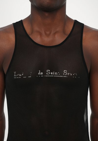 Ludovic de Saint Sernin LOGO TANK UNISEX - Top - black