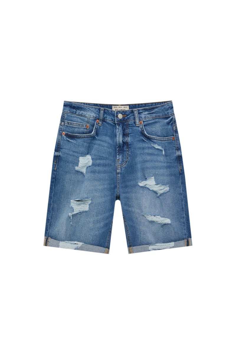 PULL&BEAR Denim shorts blue denim Zalando.de