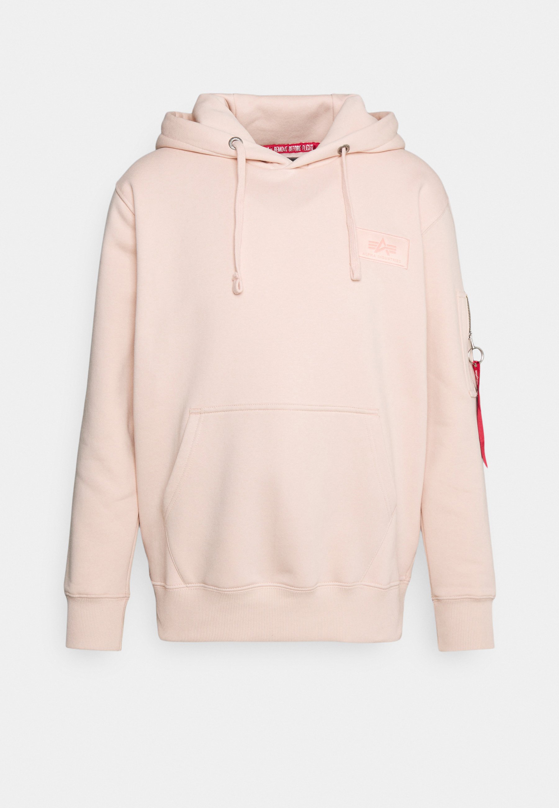 Alpha Industries BACK HOODY - Hoodie - pale peach/light pink - Zalando.co.uk