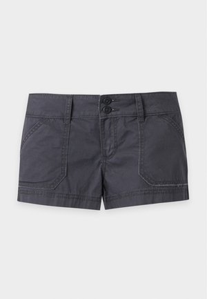 Hollister Co., UTILITY INTERIOR BEAUTY CLEAN HEM - Σορτς - dark grey