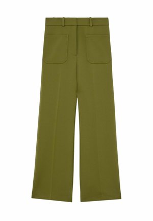 REGULAR FIT - PRIYA TWILL HIGH-RISE  - Broek - chartreuse green