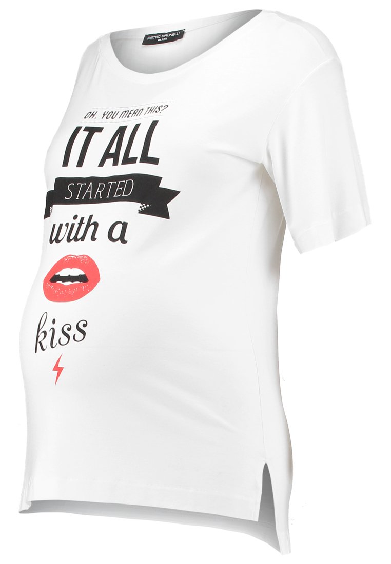 Pietro Brunelli T-shirt print wit