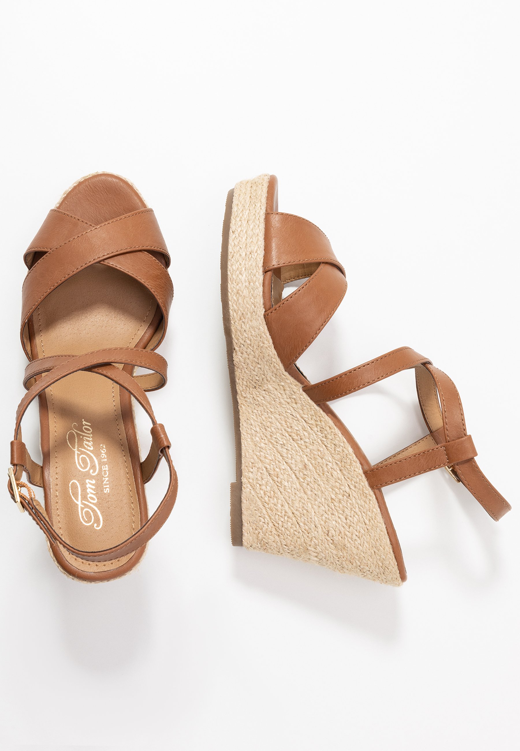TOM TAILOR Sandaler med høye hæler - camel TOM TAILOR Sandaler med høye hæler - camel