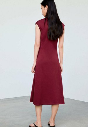 Mango, ADULT - Gebreide jurk - bordeaux