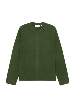 Les Deux, KNITTED ROUNDNECK CARDIGAN - Жилетка - rifle green