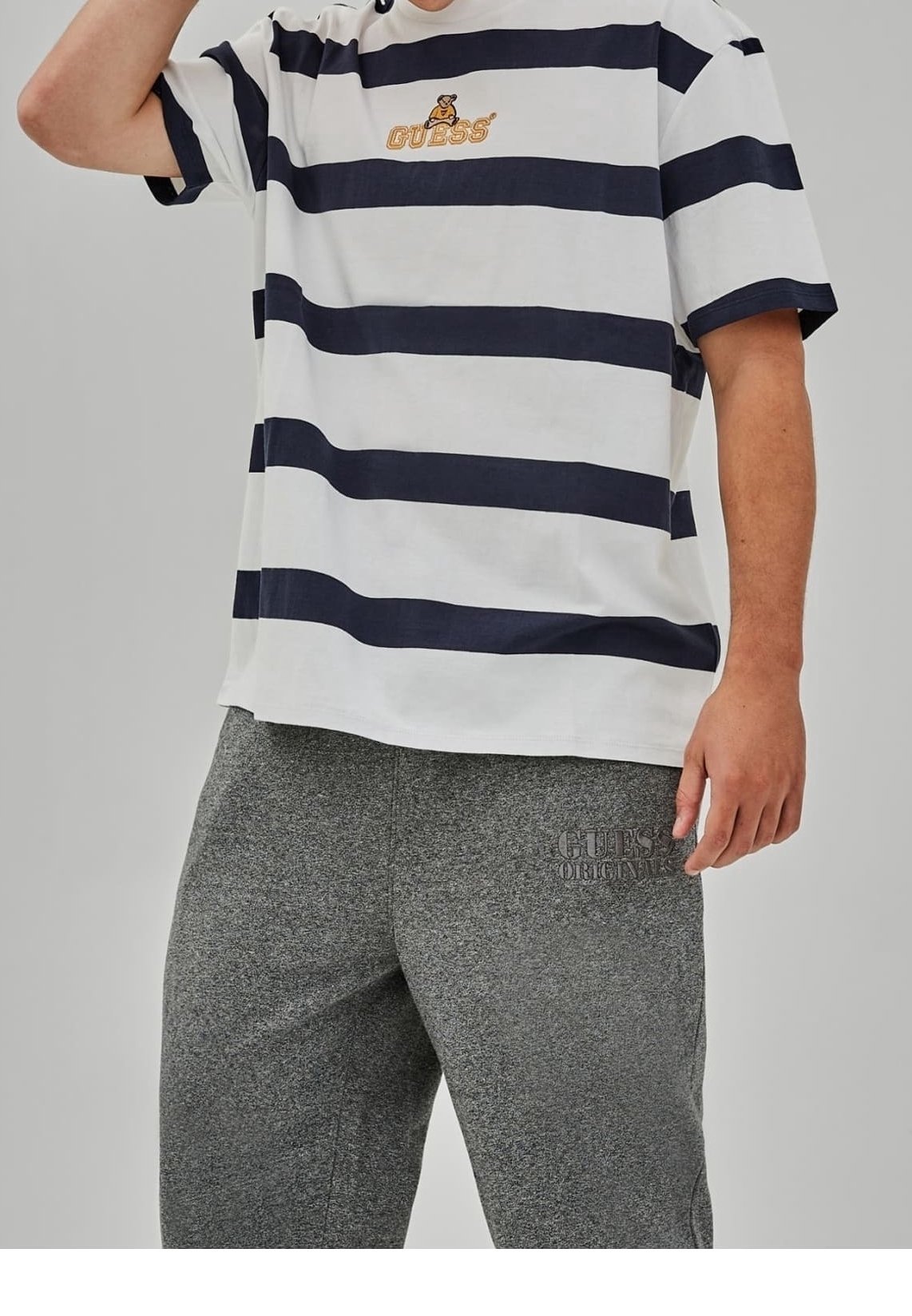 Guess Camiseta estampada blue/azul (Segunda mano)