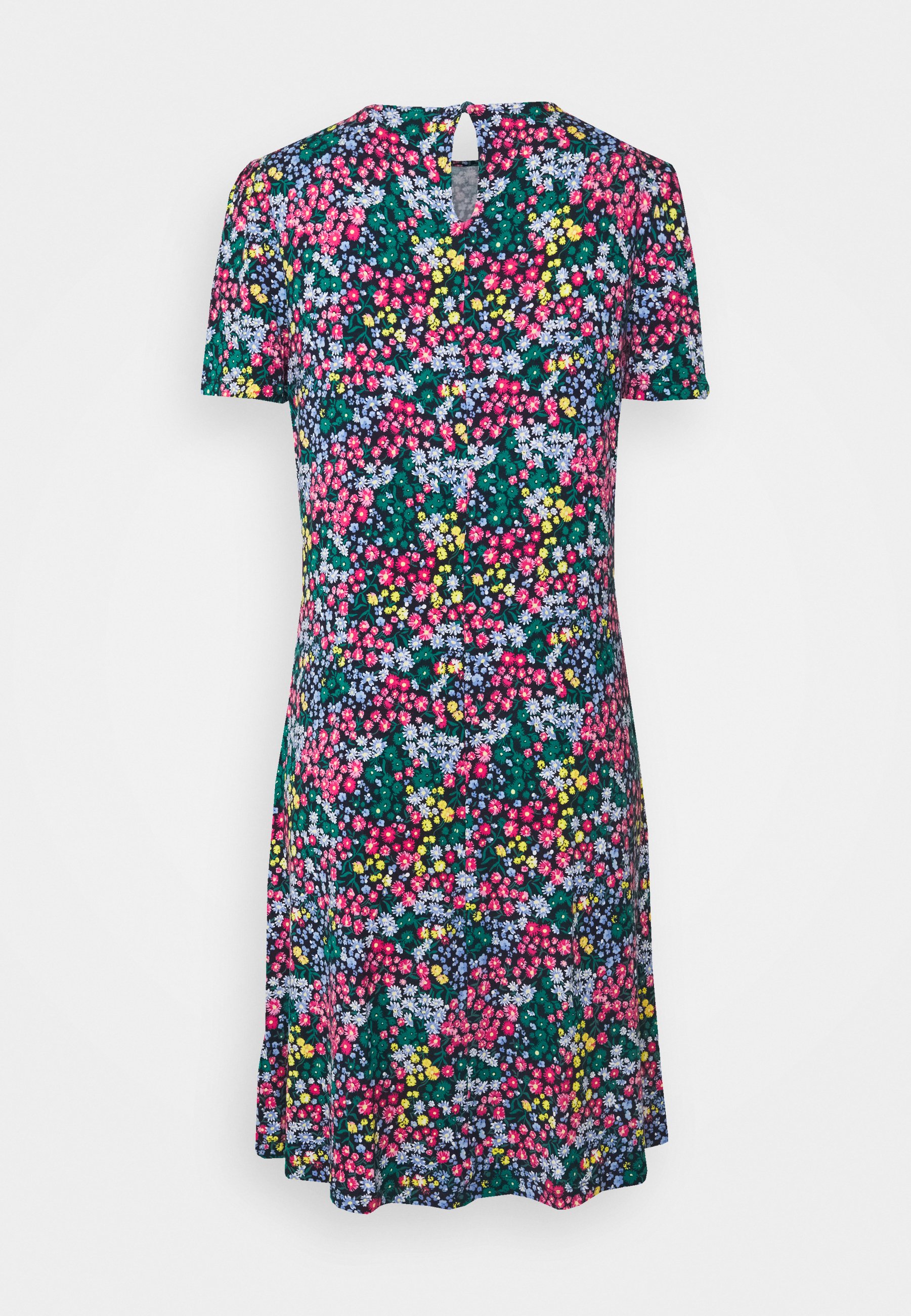 open back ruffle dress