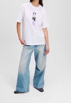 Karl Lagerfeld Jeans, T-shirt imprimé - white