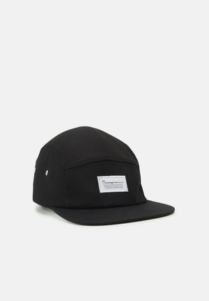 KnowledgeCotton Apparel BARCKLEY WITH BADGE UNISEX - Casquette - black jet