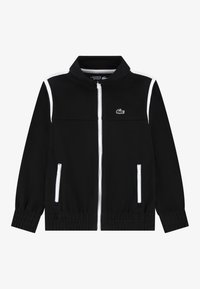 Lacoste CONTRAST SEAM TRACK - Training jacket - noir