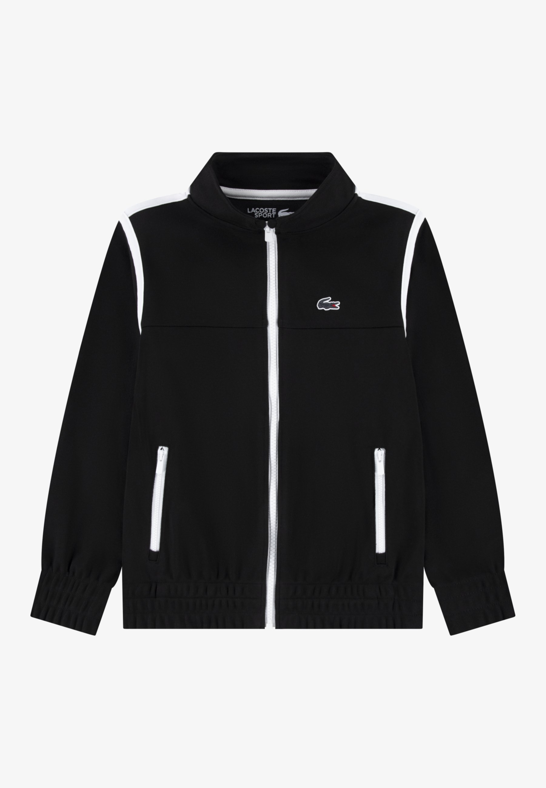 Lacoste CONTRAST SEAM TRACK Trainingsjacke noir/schwarz Zalando