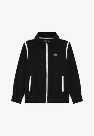 Lacoste CONTRAST SEAM TRACK - Sportinė striukė - noir