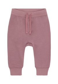Weiche, rosa Kleinkinderhosen mit dehnbarem Bund, verstellbarem Kordelzug und engen Knöcheln, entworfen für Komfort und Freizeitbekleidung.