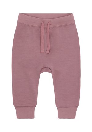 Weiche, rosa Kleinkinderhosen mit dehnbarem Bund, verstellbarem Kordelzug und engen Knöcheln, entworfen für Komfort und Freizeitbekleidung.