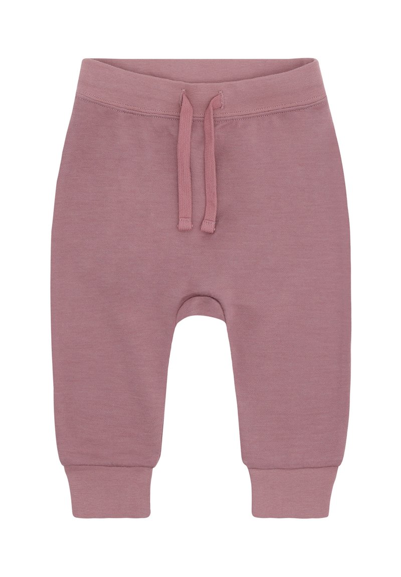 Weiche, rosa Kleinkinderhosen mit dehnbarem Bund, verstellbarem Kordelzug und engen Knöcheln, entworfen für Komfort und Freizeitbekleidung.