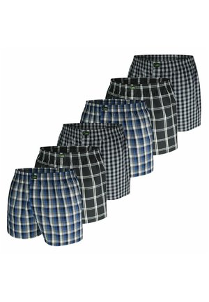 6 PACK - Boxer shorts -  black blue