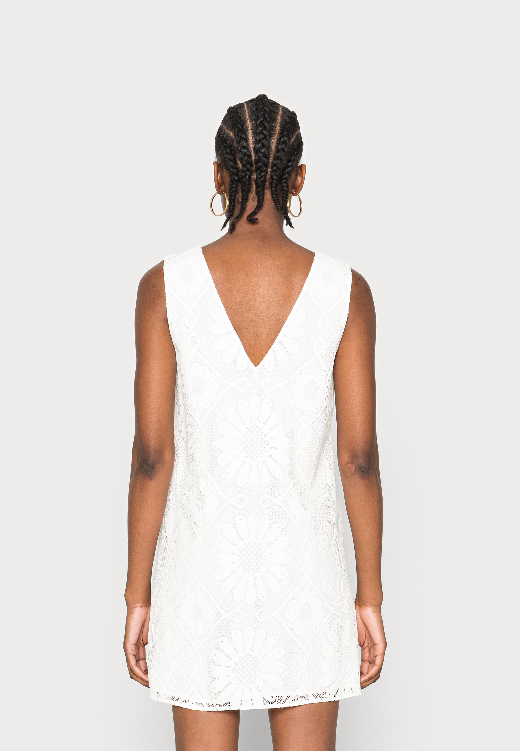 Desigual VEST HAMBURGO - Vestido informal - white/blanco - Zalando.es