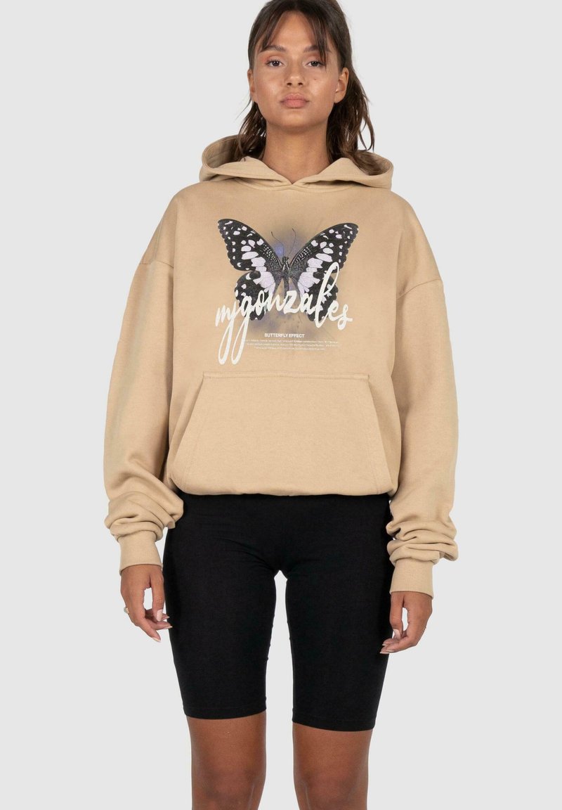MJ Gonzales METAMORPHOSE HEAVY - Φούτερ με κουκούλα - unionbeige